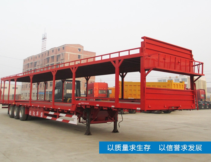 低平板半掛車